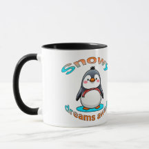 Snö penguin Mugg