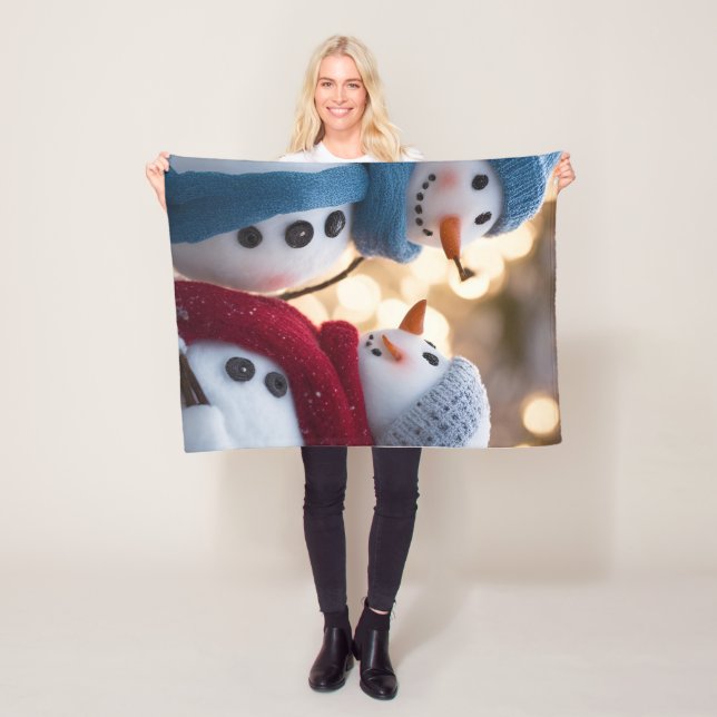Snö People Blanket Fleecefilt (På plats)