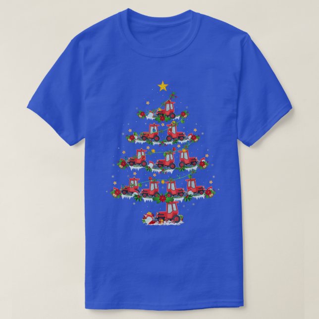 Snö Plow Älskare Julafton Matching Santa Snö Plow  T Shirt (Design framsida)