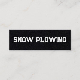 Snö Plower QR Mini Visitkort