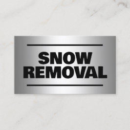 Snö Plower Visitkort