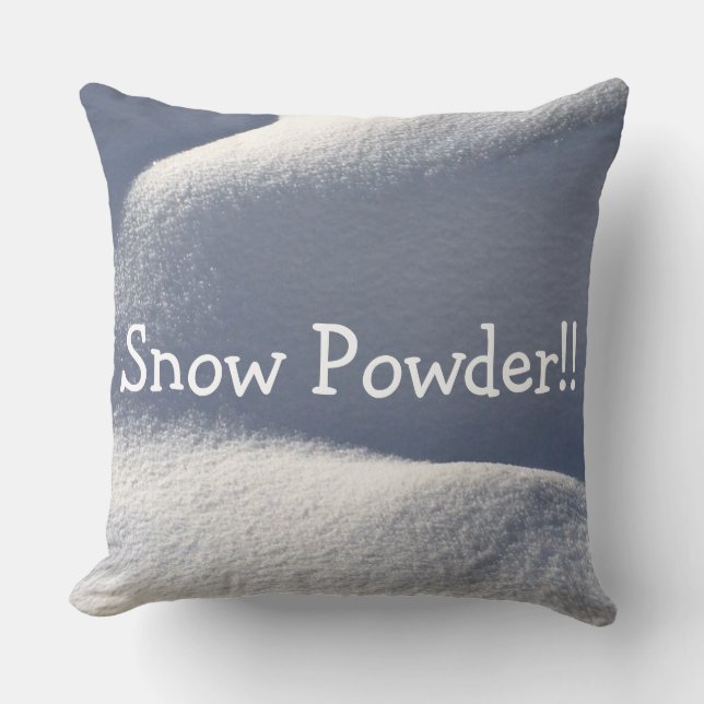 Snö Powder Pillow Kudde (Framsida)