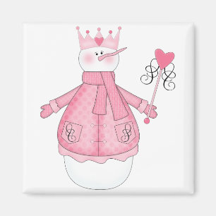 Snö Princess Helgdag Tshirts och Gifts Magnet