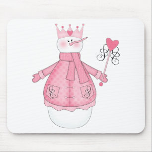 Snö Princess Helgdag Tshirts och Gifts Musmatta