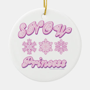 Snö Princess Julgransprydnad Keramik