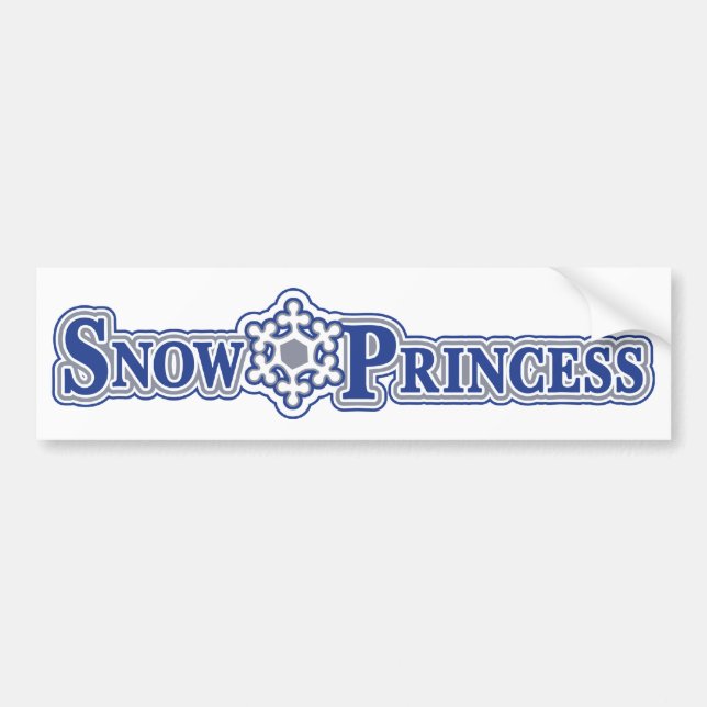 Snö-Princess-Light Bildekal (Framsidan)