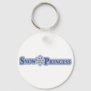 Snö-Princess-Ljust Nyckelring