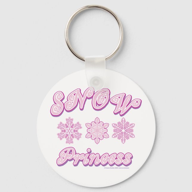 Snö Princess Nyckelring (Framsida)