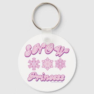 Snö-prinsessa-on-Mörk Nyckelring