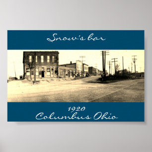 Snö Pub Columbus Ohio poster