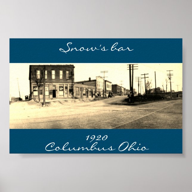 Snö Pub Columbus Ohio poster (Framsidan)