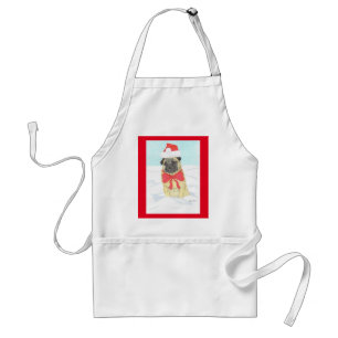 Snö Pug Apron Förkläde