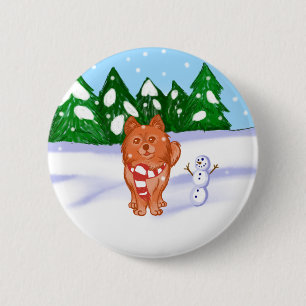 Snö Puppy Knapp