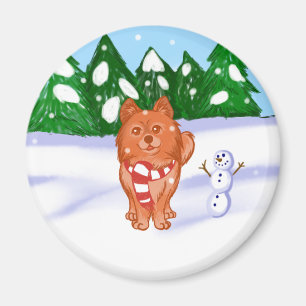 Snö Puppy Magnet