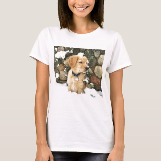 Snö Puppy Tee Shirt (Framsida)