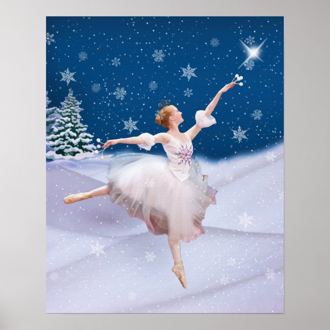Snö Queen Ballerina Poster (Framsidan)