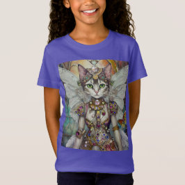 Snö Queen Cat of the Butterfly Vinge Brigade T Shirt