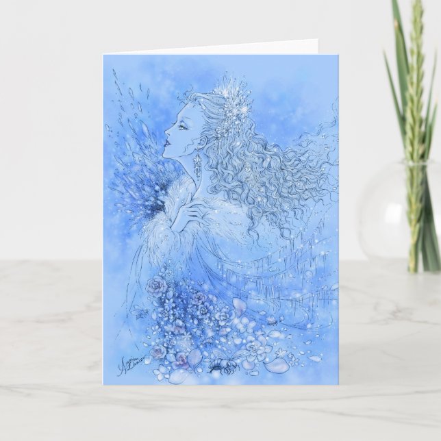 Snö Queen Greeting Card Kort (Framsida)