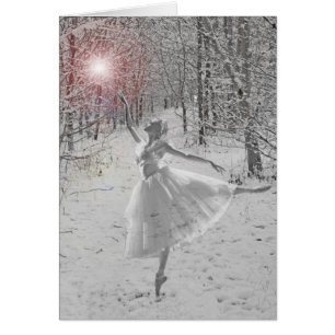 Snö Queen Hälsningskort