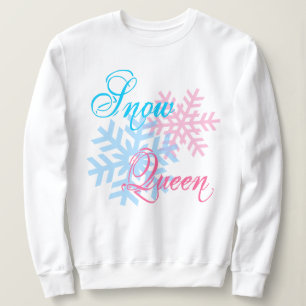 Snö Queen och snöflingor lustig elegant T-shirt