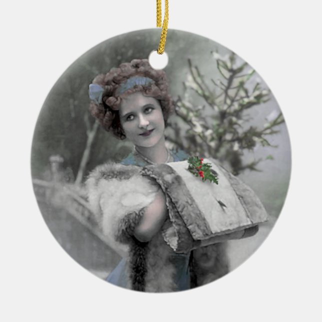 Snö Queen - Ornament (Anpassa) (Framsidan)