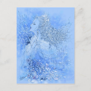 Snö Queen vycard Vykort