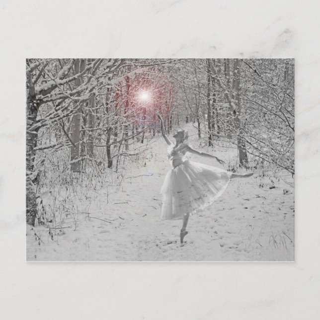 Snö Queen Vykort (Framsida)