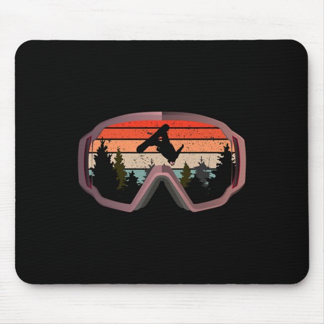 Snö: Retro Vacation Snowboard Musmatta (Framsidan)