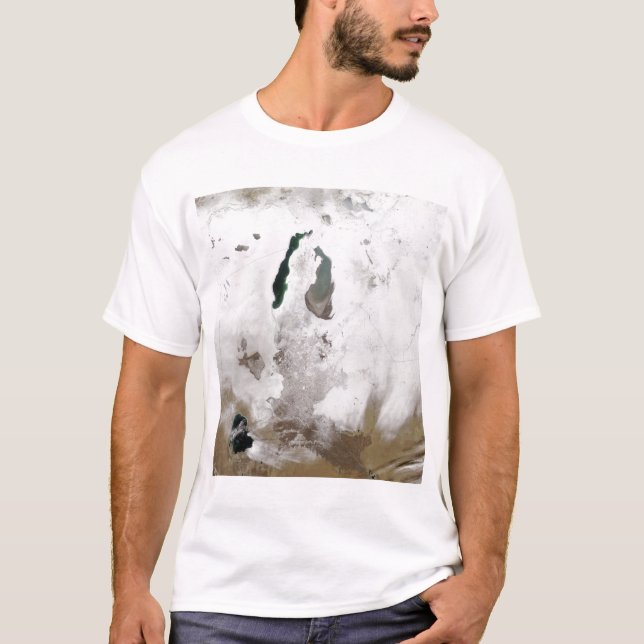 Snö runt Aralsjön T-shirt (Framsida)