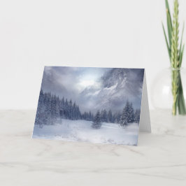 Snö Scene Helgkort