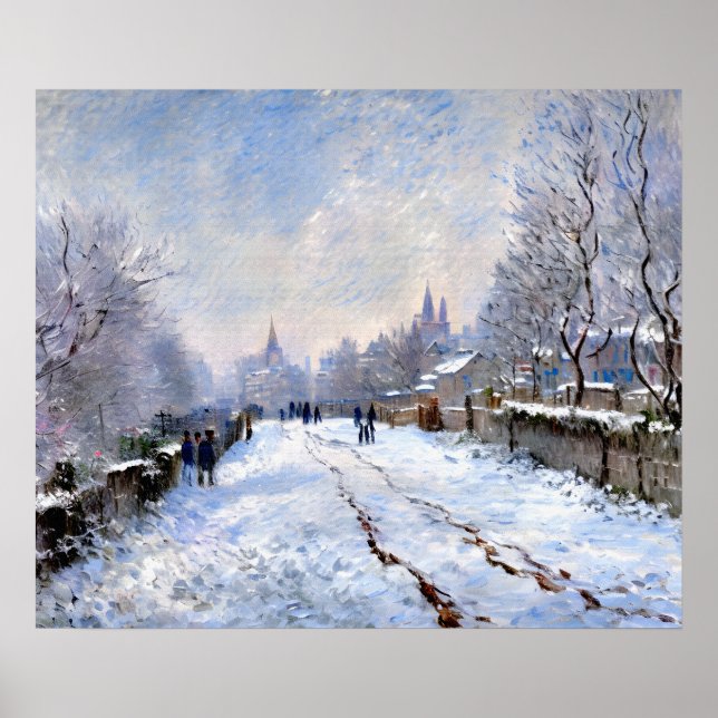 Snö Scene i Argentina Poster (Framsidan)