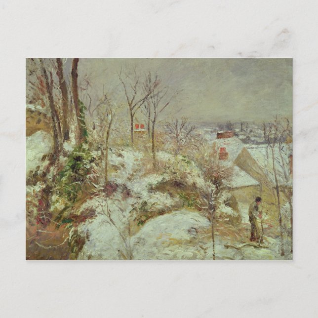 Snö Scene Vykort (Framsida)