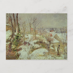 Snö Scene Vykort