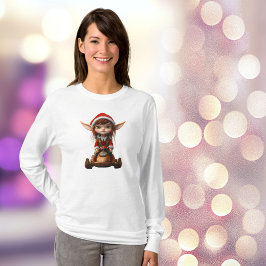 Snö Scooter jul Elf Women's Tee