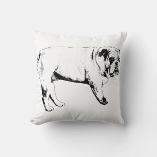 Snö-Season Bulldog Pillow Kudde