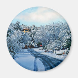 Snö Sedona-dagen, magnet