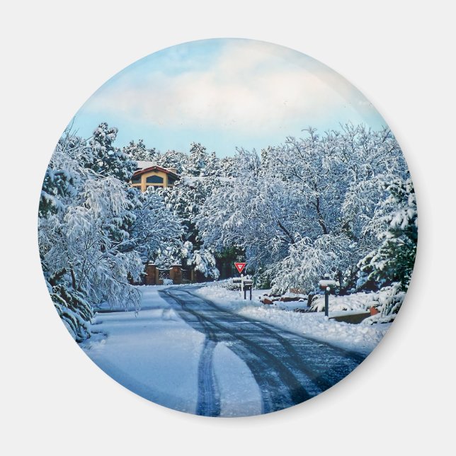 Snö Sedona-dagen, magnet (Framsidan)