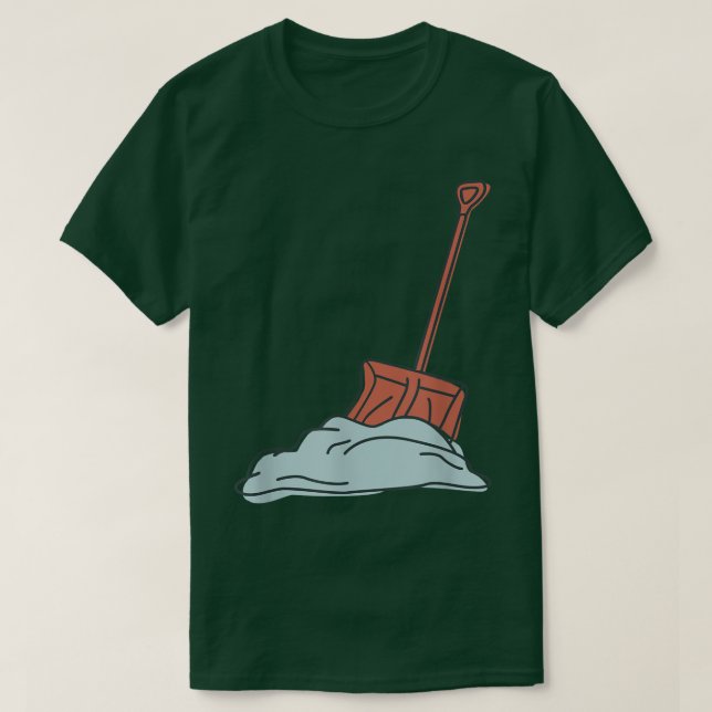 Snö shovel t shirt (Design framsida)