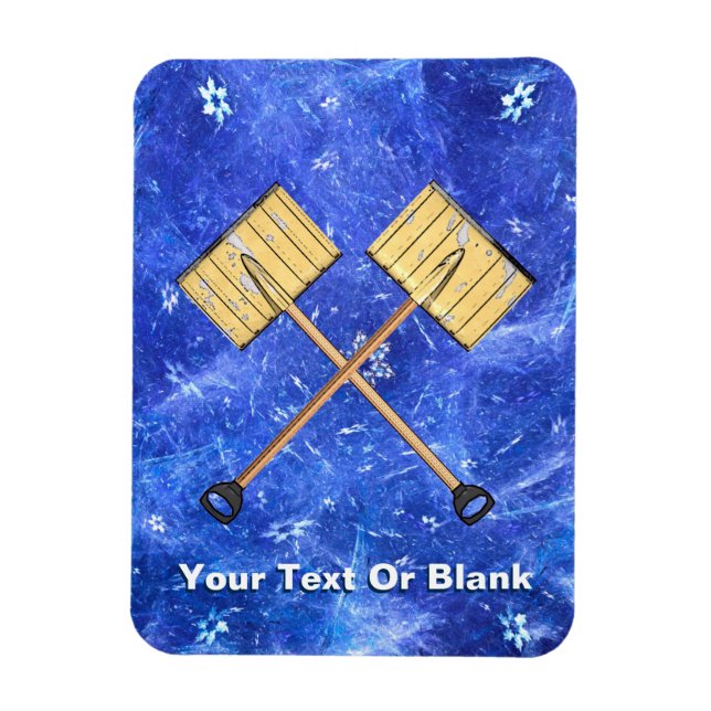 Snö Shoveling Business Magnet (Vertikal)