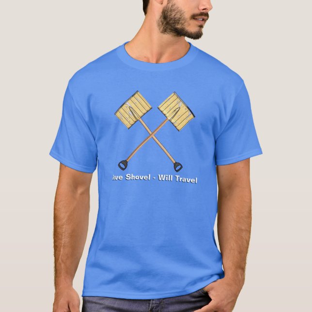 Snö Shoveling Business T-shirt (Framsida)