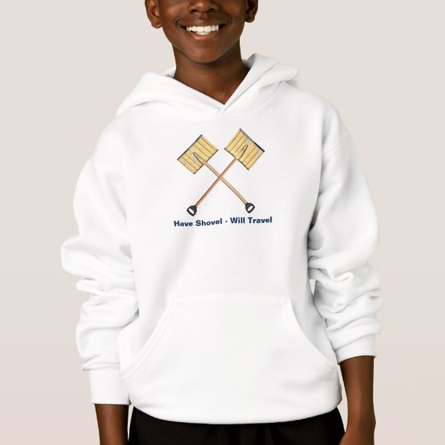 Snö Shoveling Business T-shirt (Framsida)