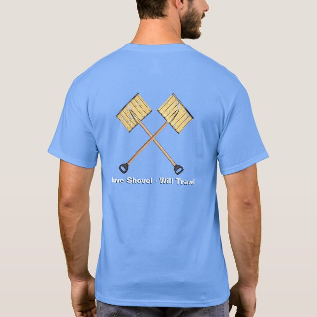Snö Shoveling Business Tee (Baksida)