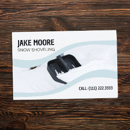 Snö Shoveling Visitkort