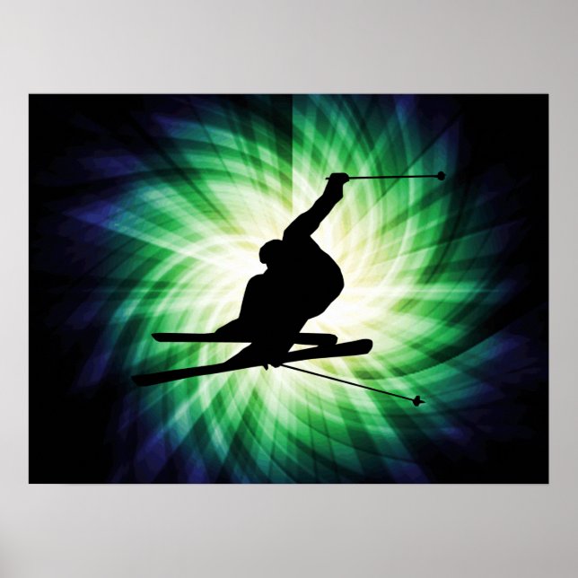 Snö Ski Gift Poster (Framsidan)