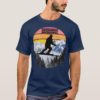 Snö Ski Obergurgl Hochgurgl Skiing Fält Österrike T Shirt