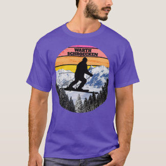 Snö Ski Warth Schroecken Skiing Fält Österrike T Shirt