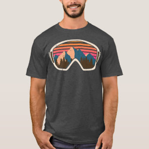 Snö Skiing Goggle Winter Sports Alpine Downhill S T Shirt