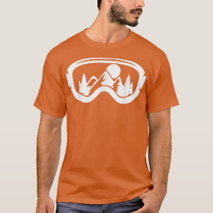 Snö Skiing Goggle Winter Sports Alpine Downhill S T Shirt