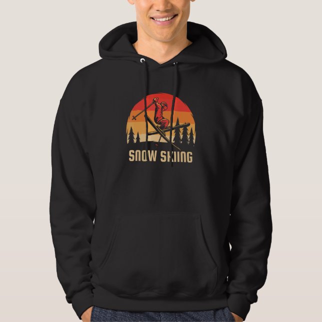 Snö Skiing Hoodie (Framsida)