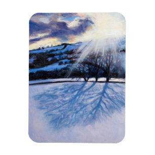 Snö-skuggor 2009 magnet